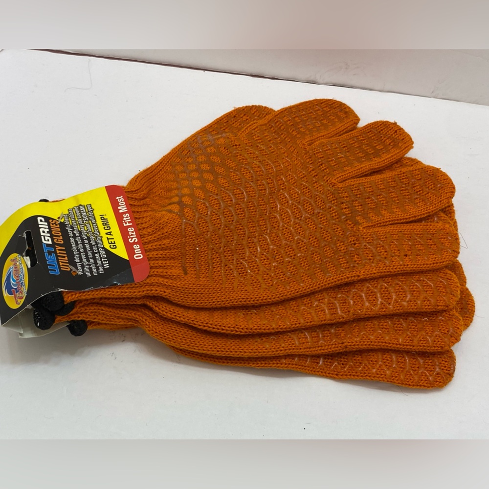 New Tsunami, Awesome Tackle 2pair pkg wet grip utility gloves one size fits most